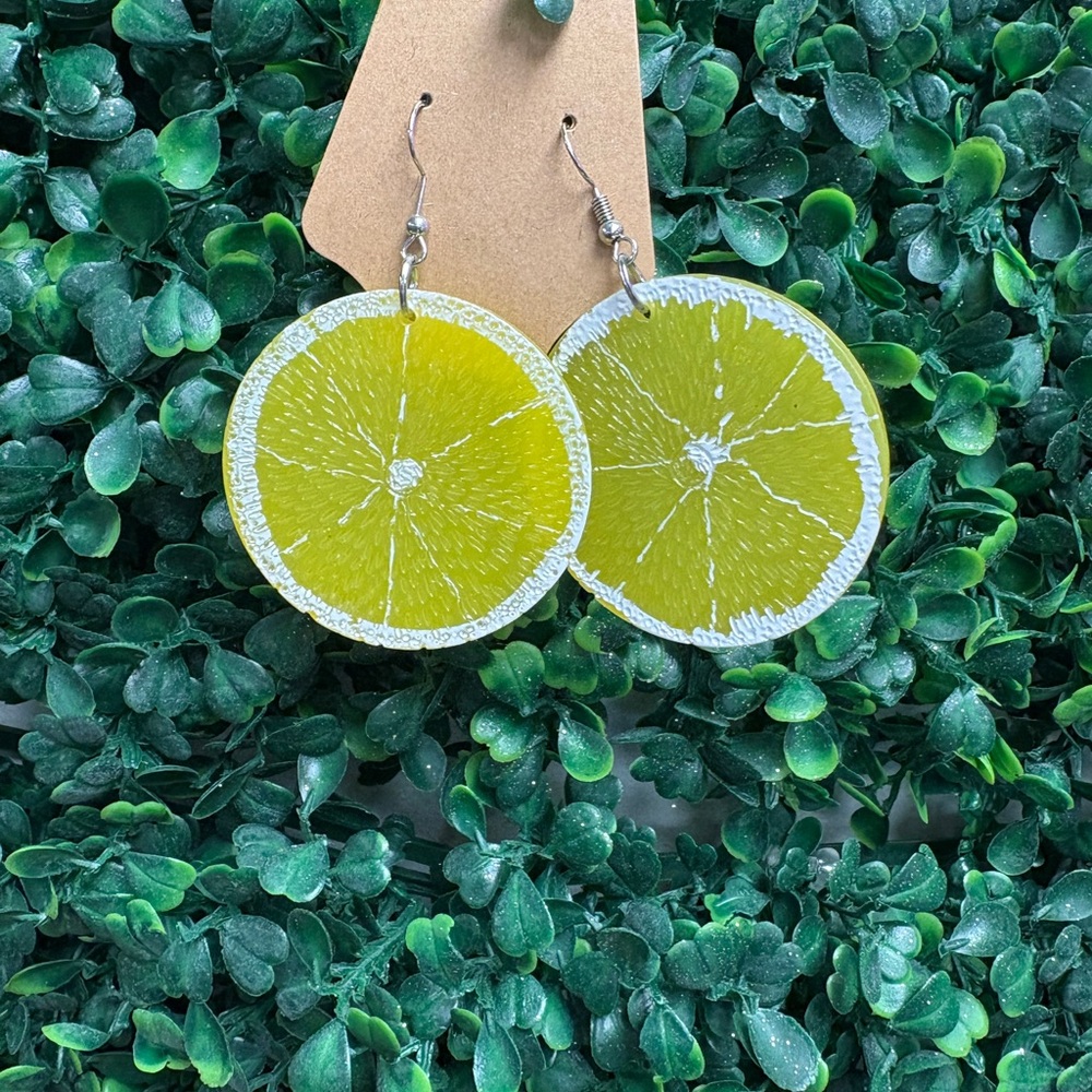 Lemon Slice Earrings